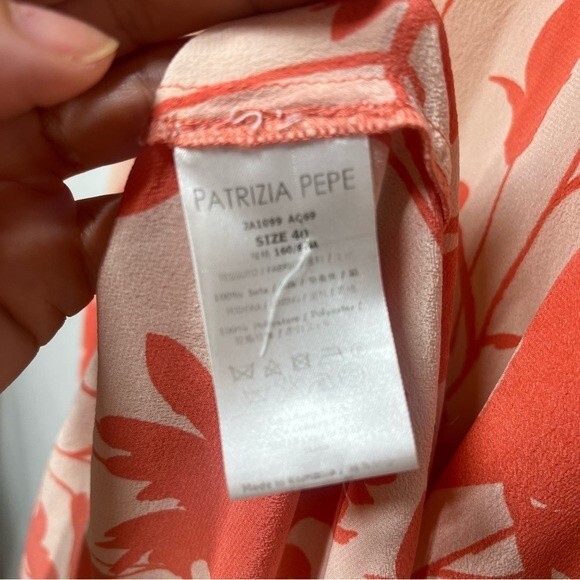 Patrizia Pepe Smocked  Strapless  Silk Floral Maxi Dress 4 - Picture 8 of 15